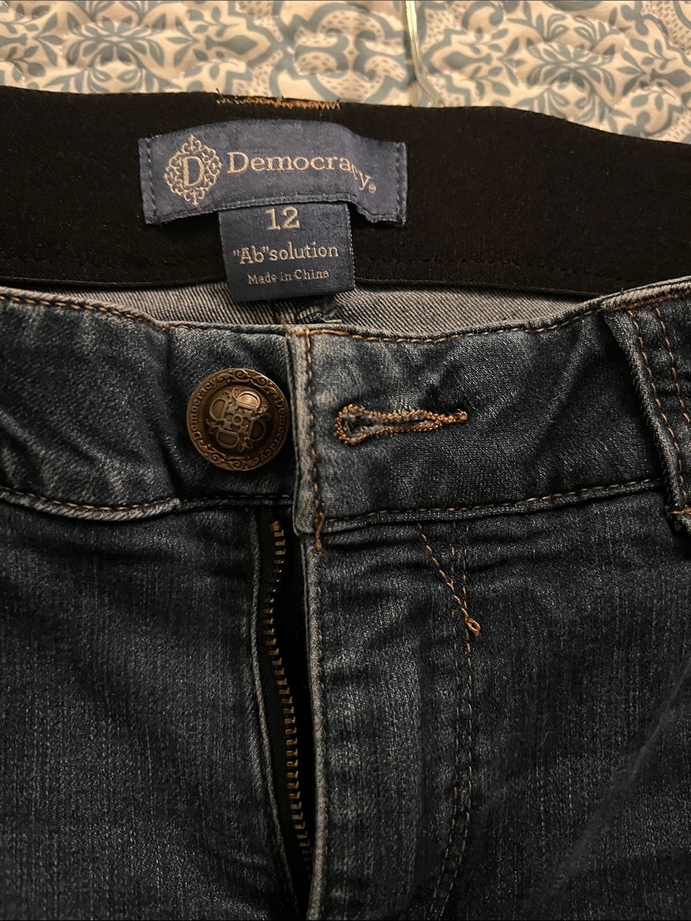 Democracy women’s  Dark Blue Denim Jeans - Size 12